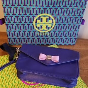 Tory Burch Leather Wristlet